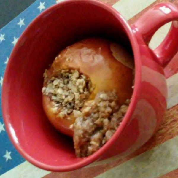 Baked Apples with Oatmeal Filling