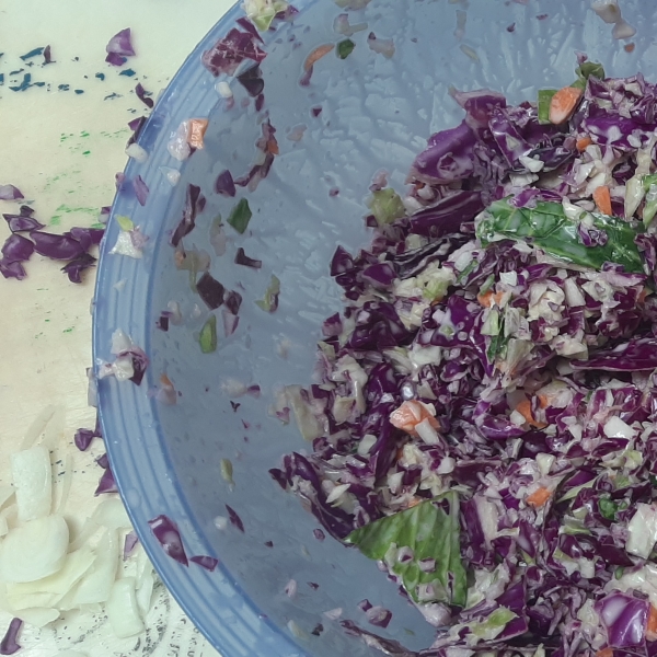 Creamy German Coleslaw