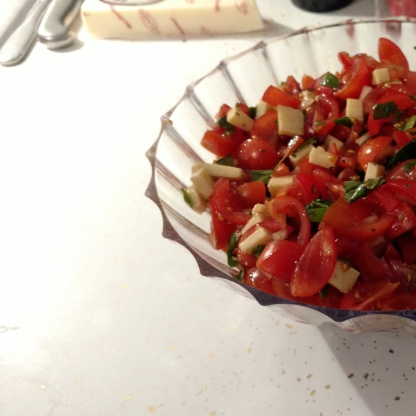 Smiling Caprese Salad