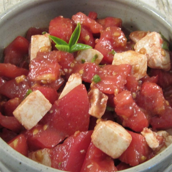 Smiling Caprese Salad