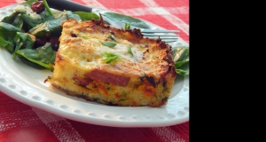Cauliflower-Crusted Quiche with Hillshire Farm® Smoked Sausage