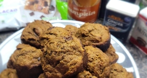 Pumpkin-Dark Chocolate Chip Muffins