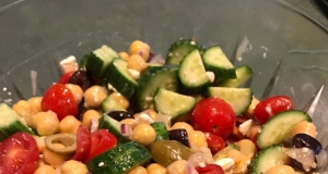 Greek Garbanzo Bean Salad