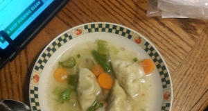 Quick Pot Sticker Soup
