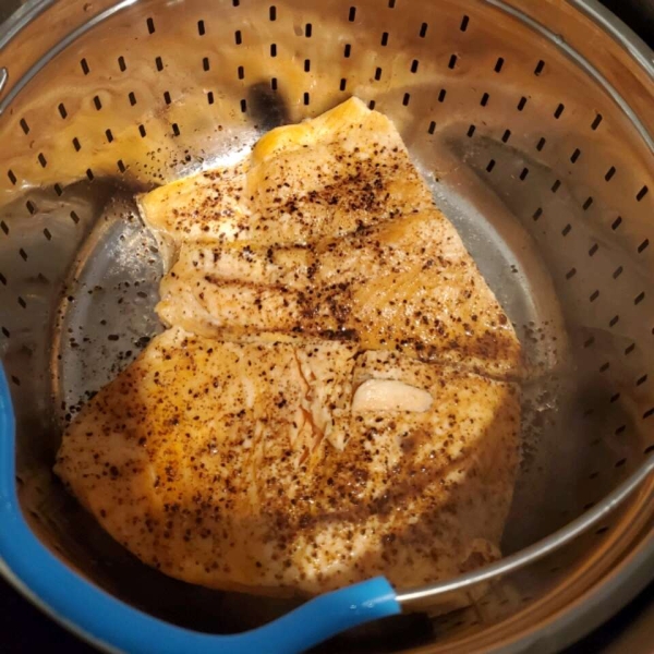 Instant Pot Frozen Salmon