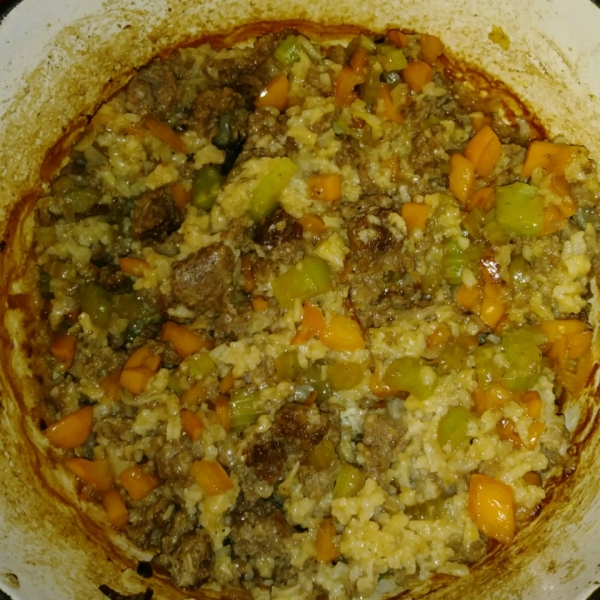 My Mom's Sausage and Rice Casserole