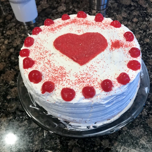 Grandma Jackie's Valentine Cake