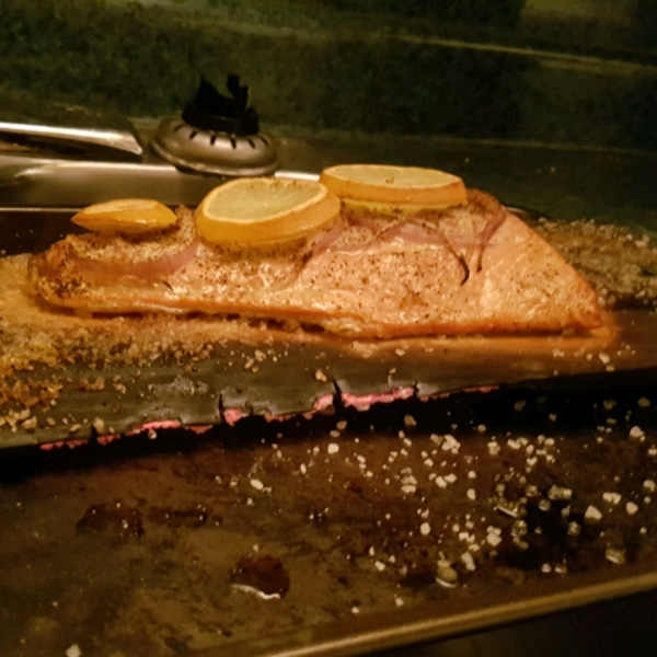 Canadian Cedar Planked Salmon