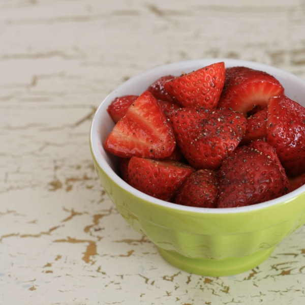 Strawberries with Balsamic Vinegar