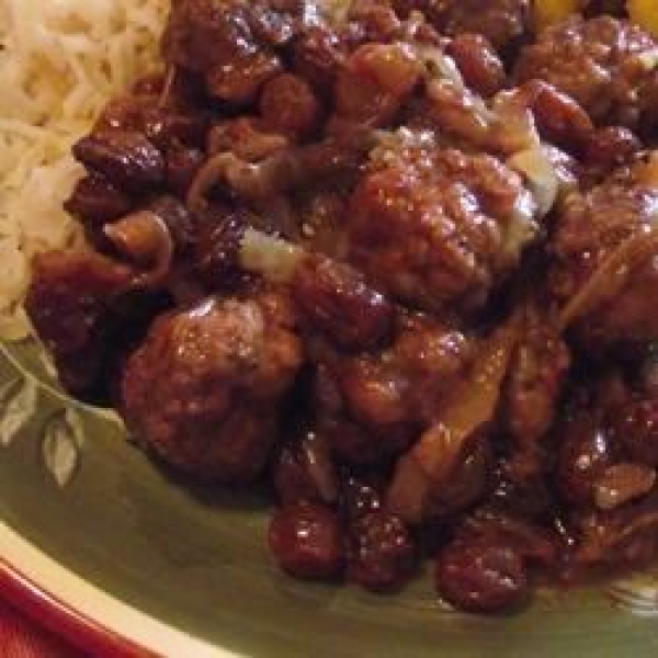 Meatballs with Raisins and Honey