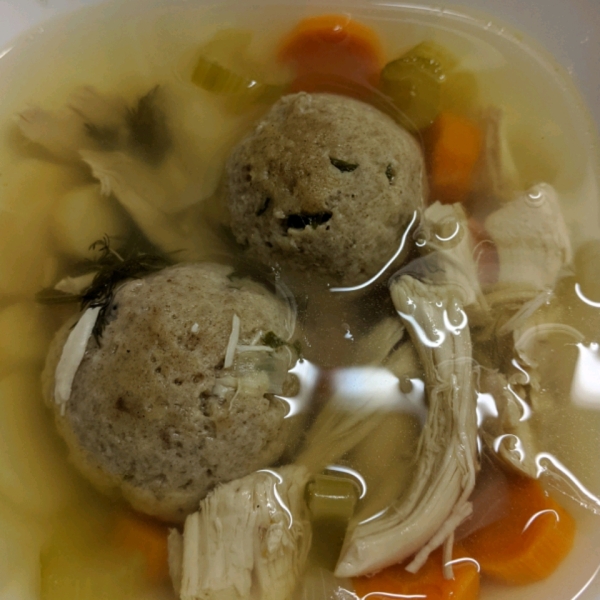 Bubbie's Hearty Matzo Ball Soup