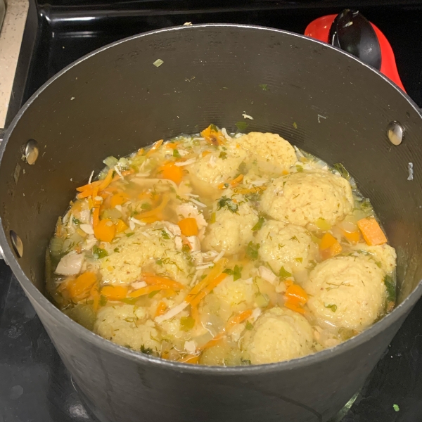 Bubbie's Hearty Matzo Ball Soup