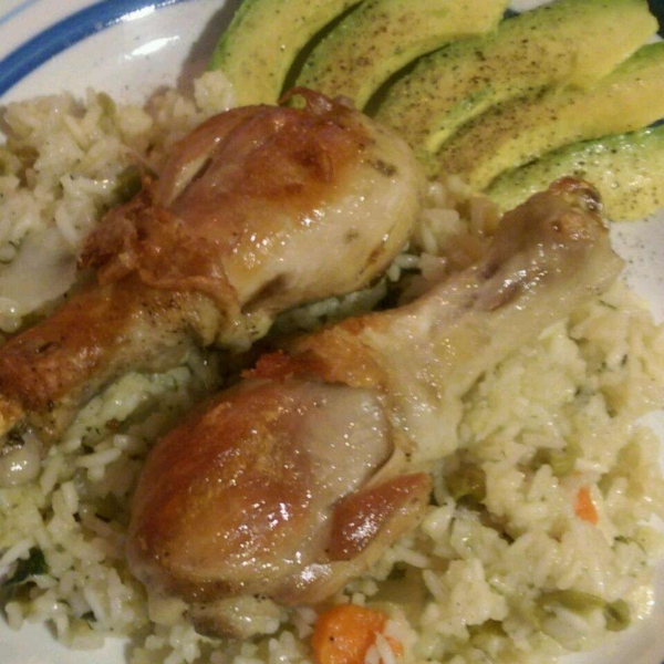 Arroz con Pollo (Peruvian Style)