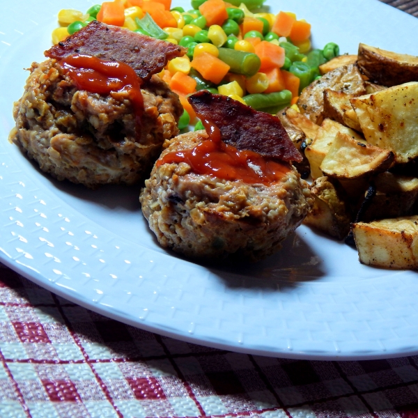 Meatloaf Muffins with Oats