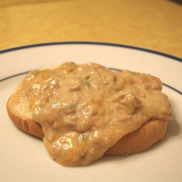 Creamed Tuna on Toast