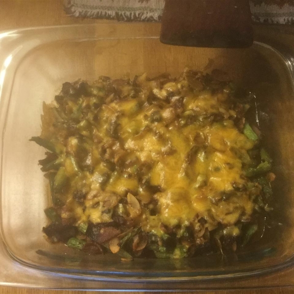 Green Bean and Portobello Mushroom Casserole