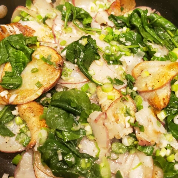 Spinach and Potato Frittata