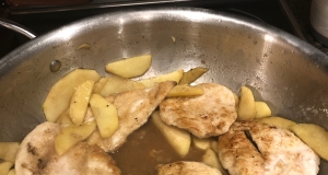 Easy Chicken Cutlets with Apples