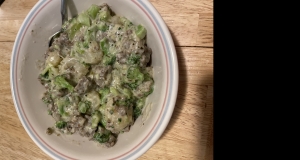 20-Minute Sausage-Broccoli Gnocchi Alfredo