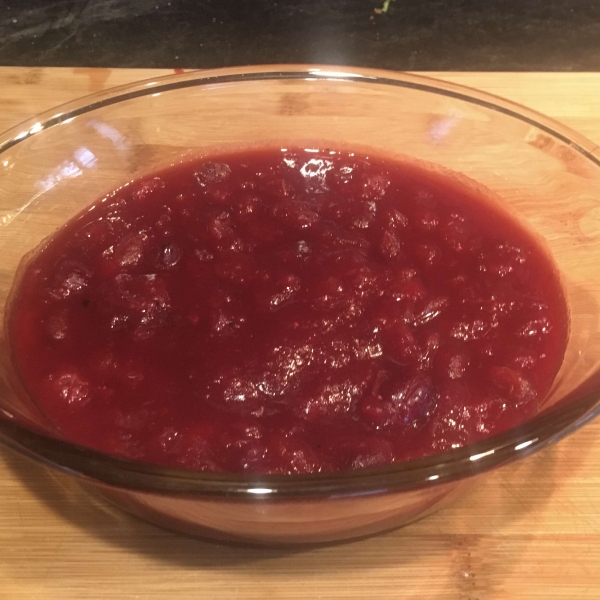 Spiced Orange Cranberry Sauce