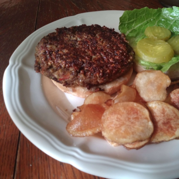 Vegan Black Bean Burgers with Oats