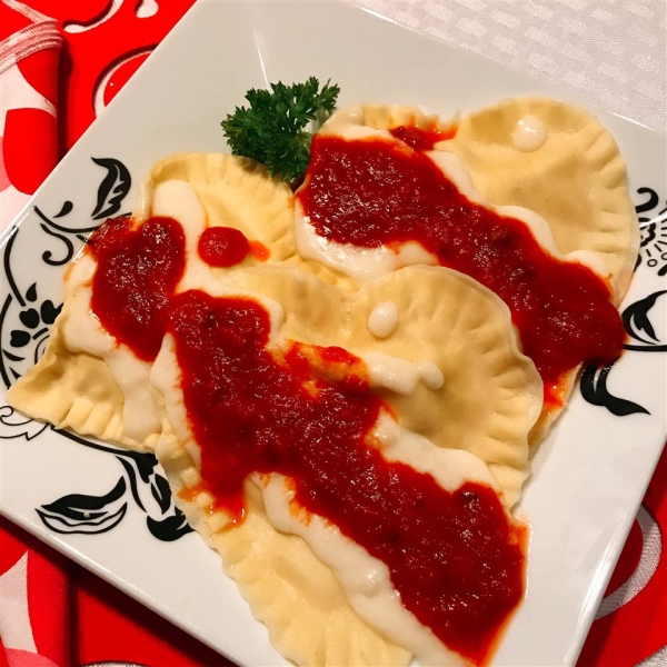 Easy Homemade Beef and Ricotta Ravioli