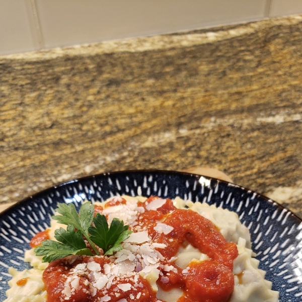 Easy Homemade Beef and Ricotta Ravioli