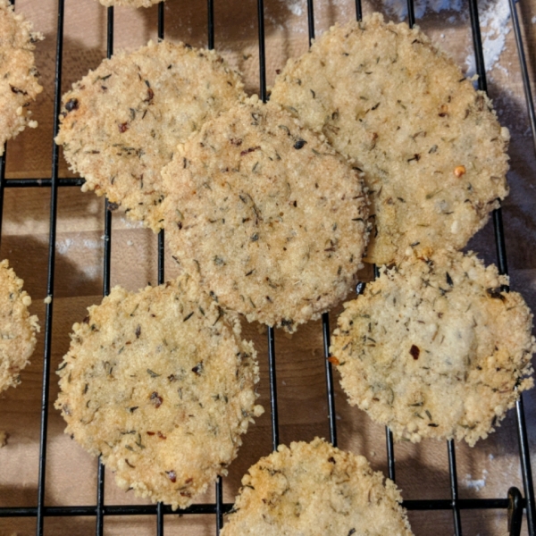 Parmesan Thyme Crisps