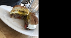 Sunnyside Burger with Chipotle Aioli