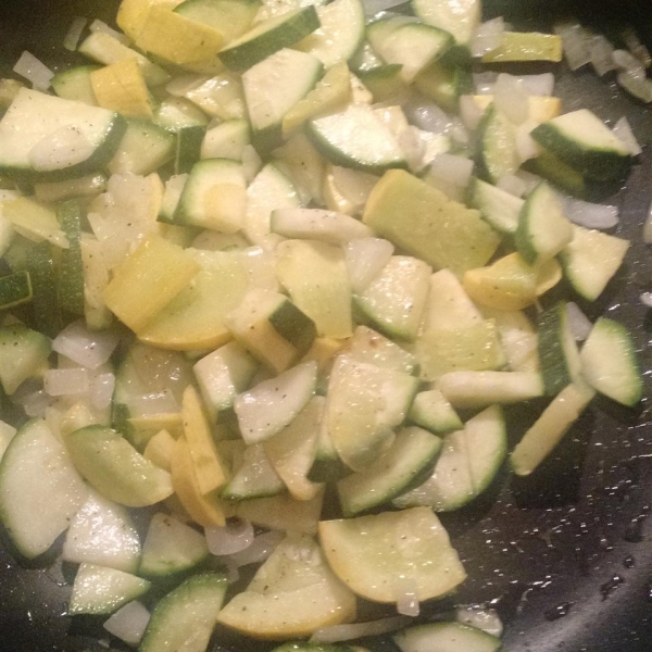 Pan-Fried Squash