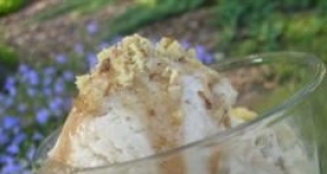 Roasted Banana Whiskey Ice Cream