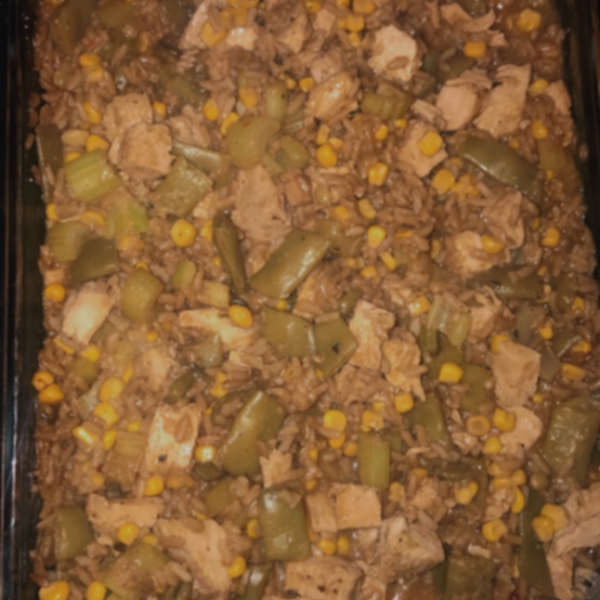 Wild Rice and Leftover Turkey Casserole