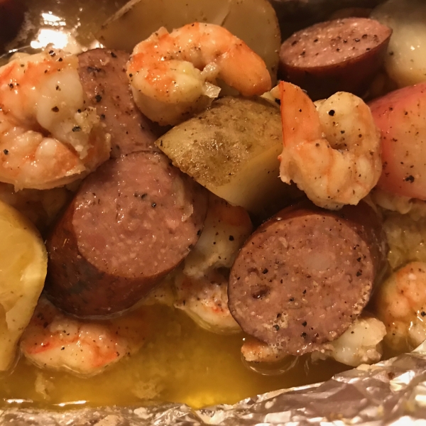 Grilled Cajun Seafood Boil