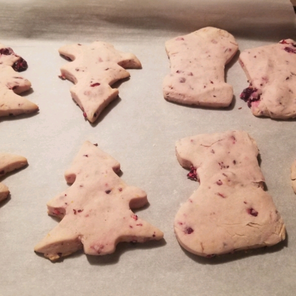 Citrus Shortbread Cookies