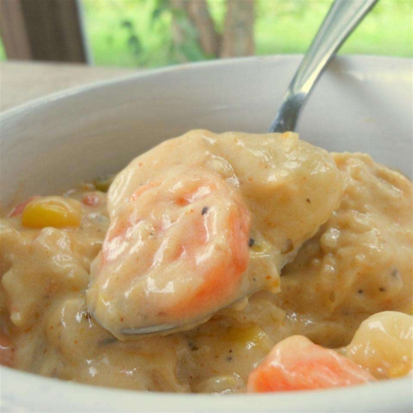 Mexican-Inspired Chicken and Gnocchi Corn Chowder