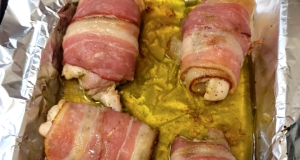 Bacon Wrapped Pesto Chicken