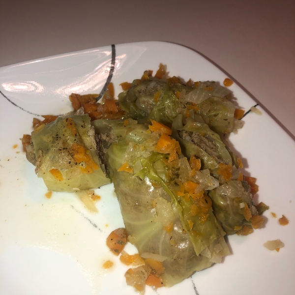 Russian Cabbage Rolls with Gravy