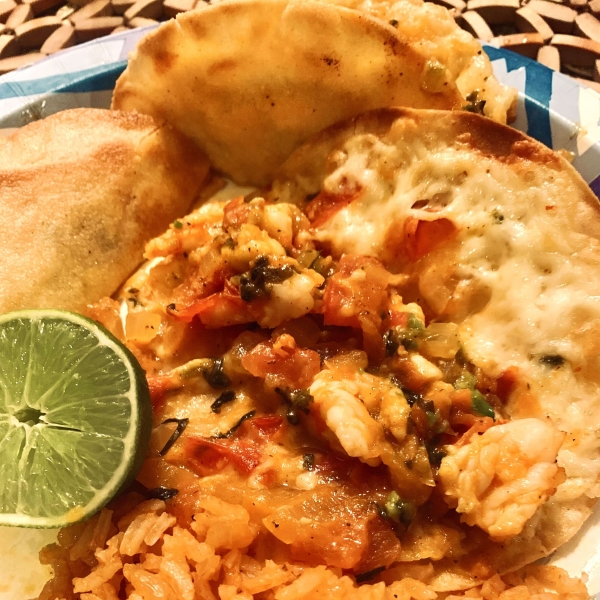 Shrimp Tacodillas