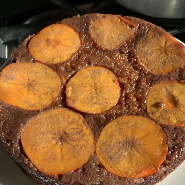 Persimmon Upside Down Cake