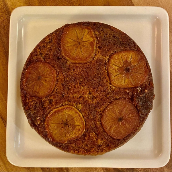 Persimmon Upside Down Cake