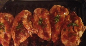 Grilled Chicken with Salsa Barbecue Sauce