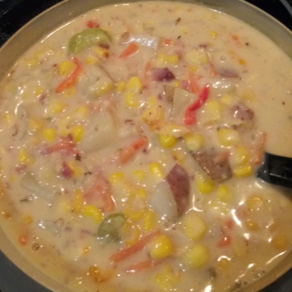 Cranked Up Corn Chowder