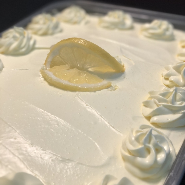 Lemon Cooler Cream Cake