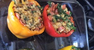 Margherita® Pepperoni Spinach and Rice Stuffed Peppers