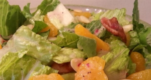 Romaine and Mandarin Orange Salad with Poppy Seed Dressing