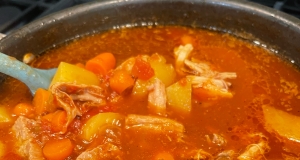 Pulled Pork Hatch Chile Stew