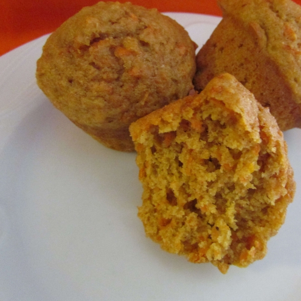 Wicked Whole Wheat Orange Carrot Muffins