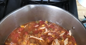 Chicken Taco Soup for Two