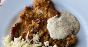 Pork Schnitzel with Dipping Sauce