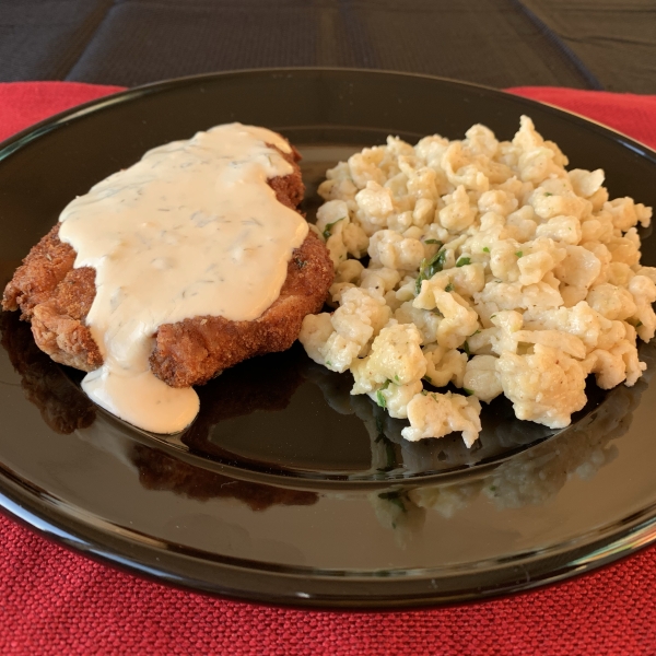 Pork Schnitzel with Dipping Sauce